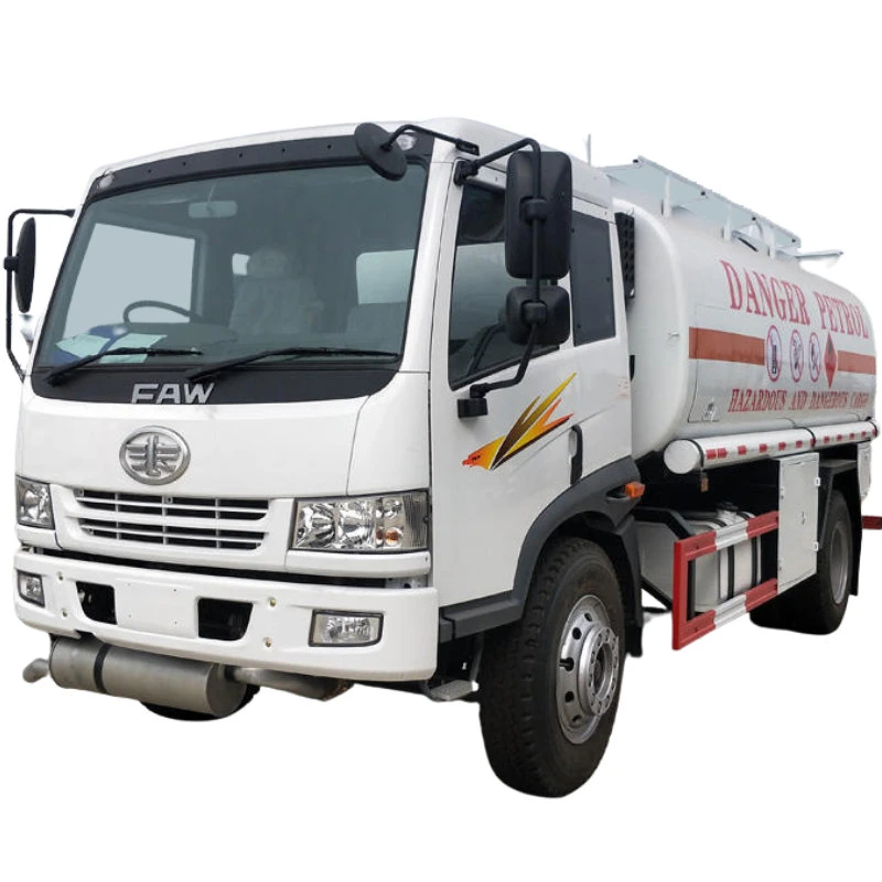 FAW Danger Petrol Oil Tanker Delivery Truck for Sale (15KL Fuel Diesel Euro 3 RHD/LHD)