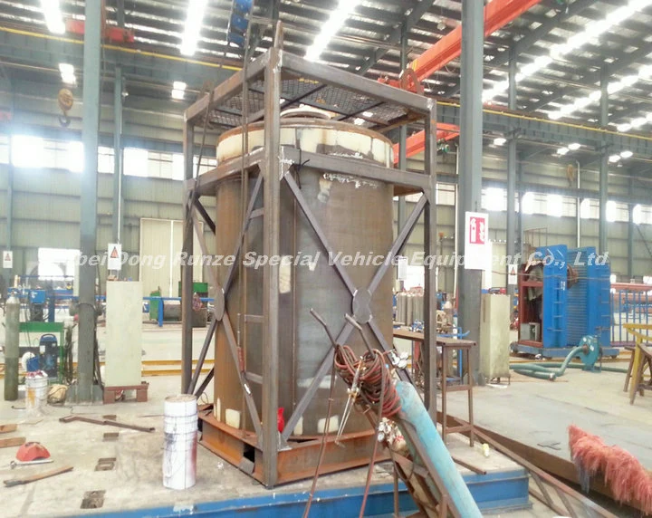 Hydrofluoric Acid Portable IBC Tank Container 5cbm-10cbm Steel Lined LLDPE Tank Used to Contain: HCl, Naoh (max 50%) , Naclo (max 10%) , PAC