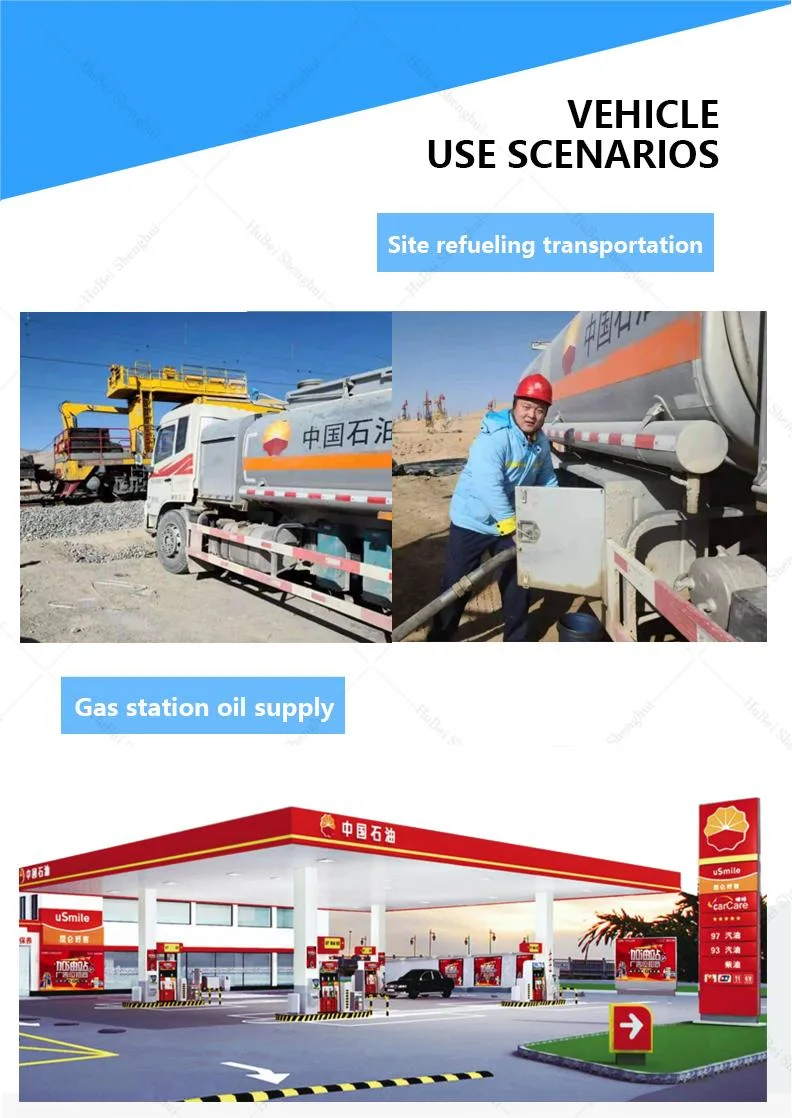 30000liters 30cbm 30tons Petrol Oil Tanker Refilling Truck Fuel Tank Truck with Fuel Dispenser Low Price and High Quality