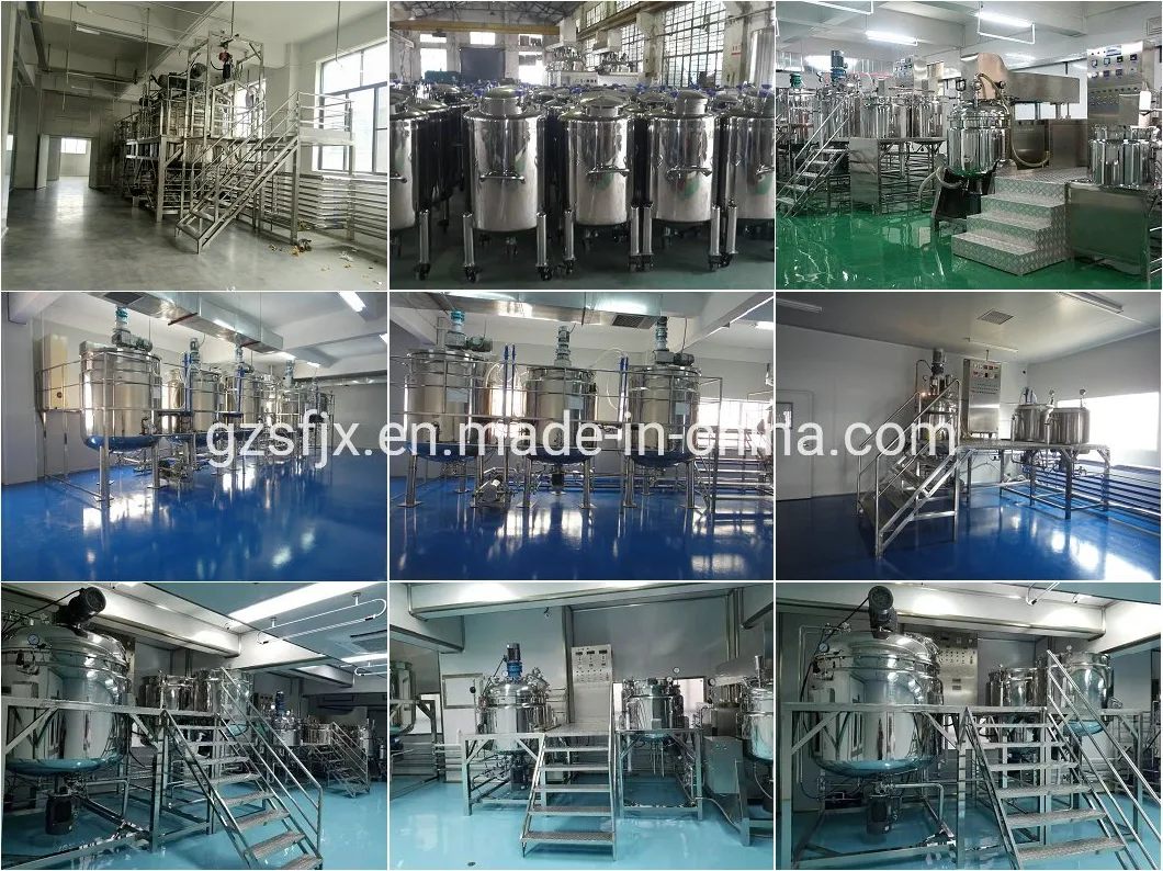 Hot Sale Jacketed Tank Soap Powder 500L 200L 100L Mixing Tank Stainless Steel Emulsify Tank Hand Sanitizer Making Machine