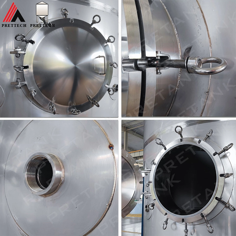 8300L Chemical Tank Stainless Steel Tank Slurry Mixing Tank Jacketed Vessel Storage Tank Liquid Agitator Reactor Tank