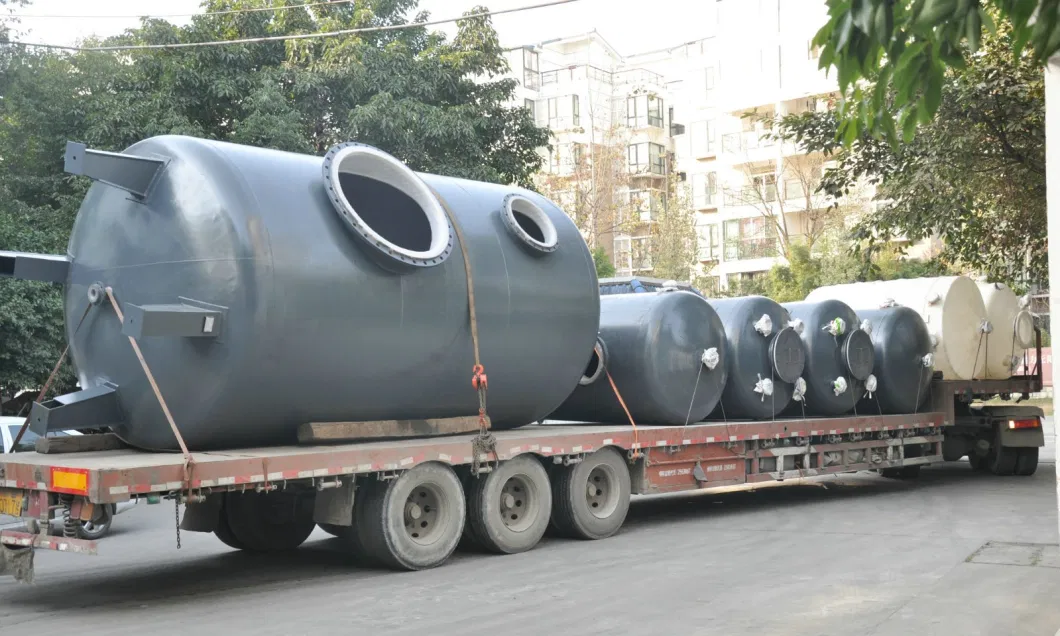 HCl Naclo Storage Dosing Tanks (Carbon Steel Tank Lined LLDPE corrosion resistance Sodium Hypochlorite, Hydrochloric Acid) Vertical 5 -50kl Measuring Tank