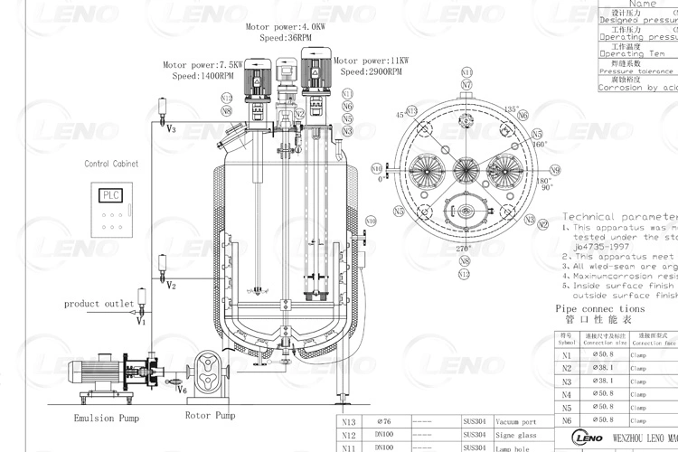 Fruit Slurry Pre Stainless Steel Mixing Tank for Fruit Jam