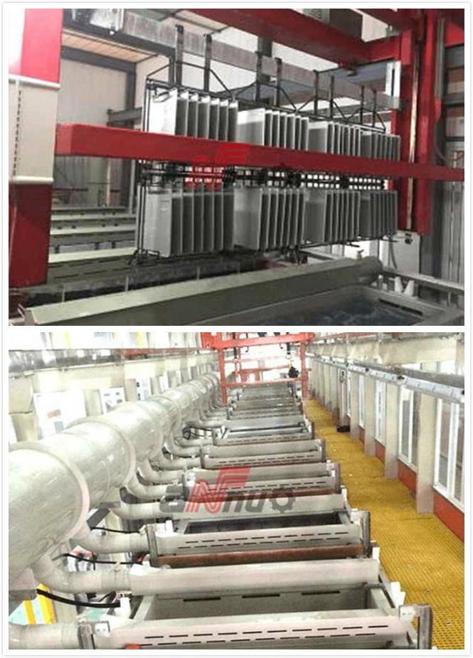Small Size Metal Parts Zinc Coating Line Environmental Protection Automatic Production Line