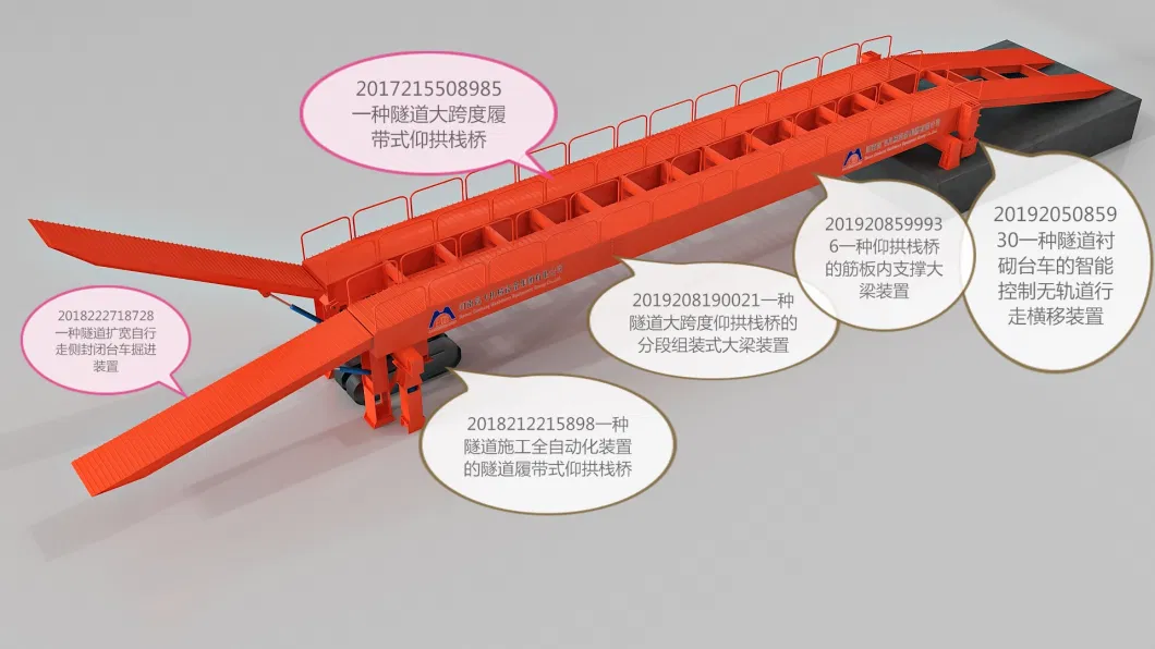 Tunnel Construction Machinery Inverted Arch Trestle