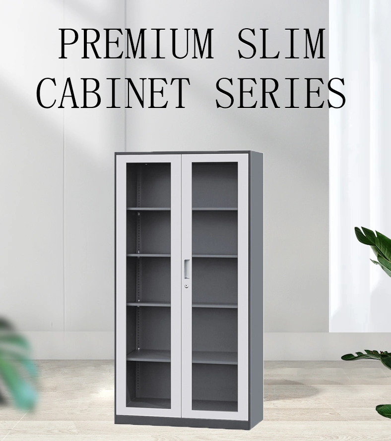 Hot Sale Office Furniture Steel 2 Swing Door Filing Cabinet Metal Storage Cupboard