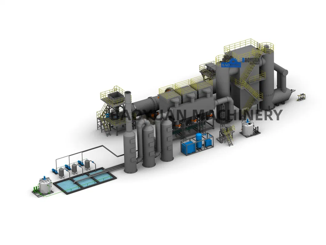Activated Carbon Production Equipment Coconut Shell Activated Carbon Full Set Equipment Pyrolysis Furnace