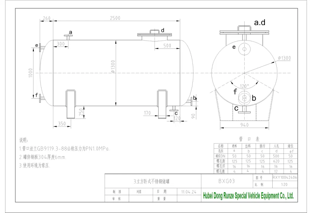 Chemical Storage Tank Customize 1000L -25000L (Vertical / Horizontal Acid Storage Tank Steel Lined LLDPE)