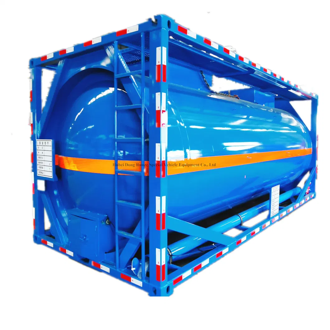 Un1790 Isotank Container for Road Tank Transport Hydrofluoric Acid (HF) Un1791 Sodium Hypochlorite, Liquid Naclo 18, 000liers -20, 000liers