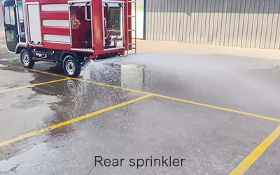 Water Foam Fire Fight Truck Fire Rescue Fog Cannon Spray Truck