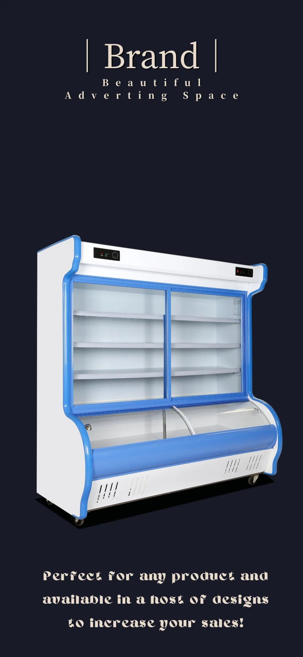 Refrigerator Showcase Cabinet 1200L