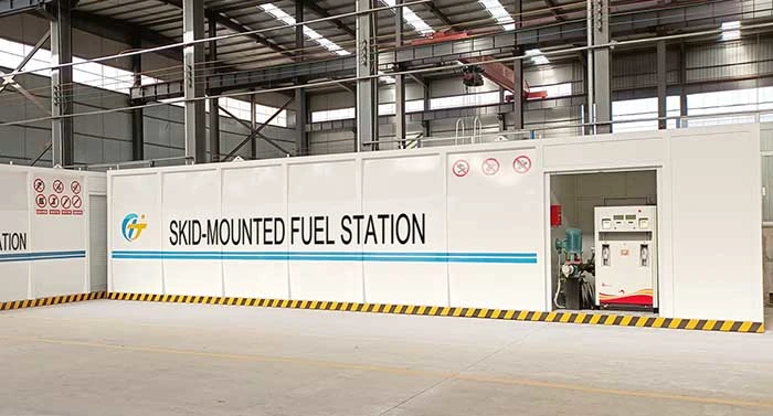 Skid-Mounted Station Fuel Dispenser Fuel Container Double Wall Petrol Station Tank for Fuel Storage