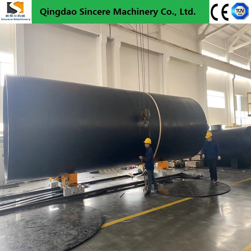 PE/HDPE/PP Spiral Winding Water Storage Tank Wells Pipes Extruding Production Machine Line