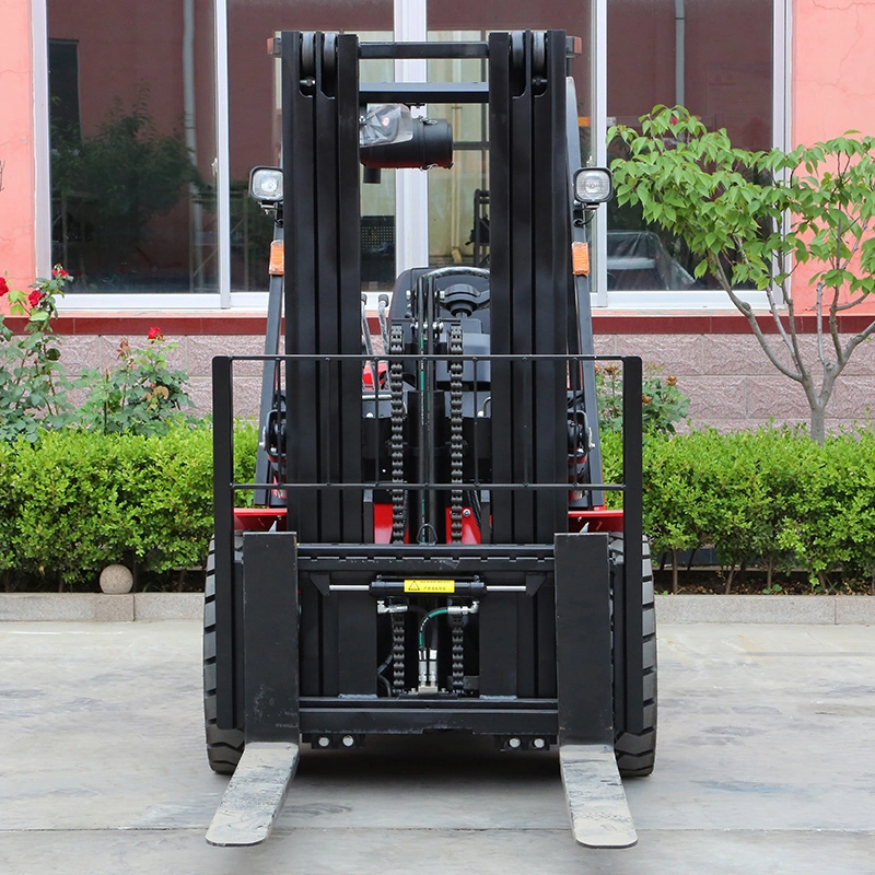Fully Hydraulic Stacker Manufacturer Overall Material Handing Industrial Equipment 4.0 Ton Triplex Mast Balance Heavy Truck Diesel Forklift
