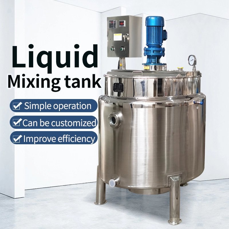 Liquid Soap Mixing Double Layer Chemical Liquid Mixing Tank