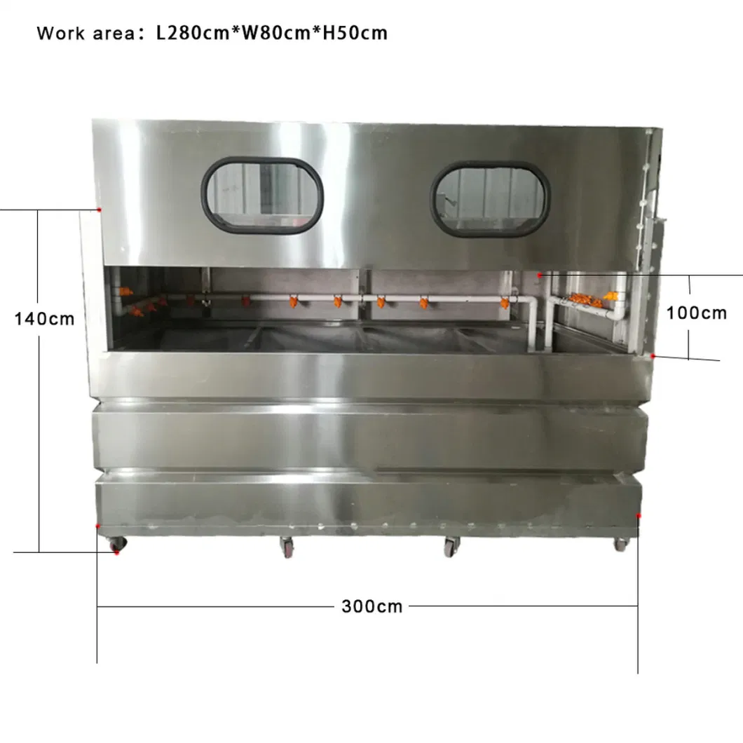 Tsautop 3*1*1.4m Hydro Dipping Rinse Tank