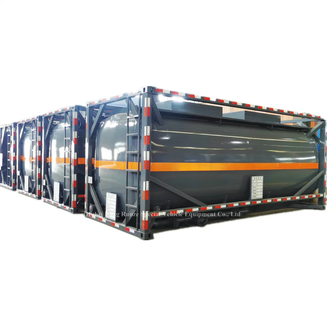 20FT Tank Container for Acetic Acid 5 % Steel Lined LDPE also for HCl (max 35%), NaOH (max 50%), NaCLO (max 15%), PAC (max 17%), H2SO4(60%, 98%), HF ( 48%),