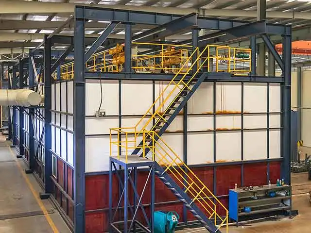 Hot Galvanizing Plant Hanging Hot DIP Zinc Coating Line Hot Galvazation Line