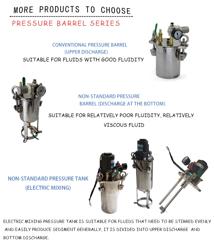 1L-60L Stainless Steel Pressure Tank