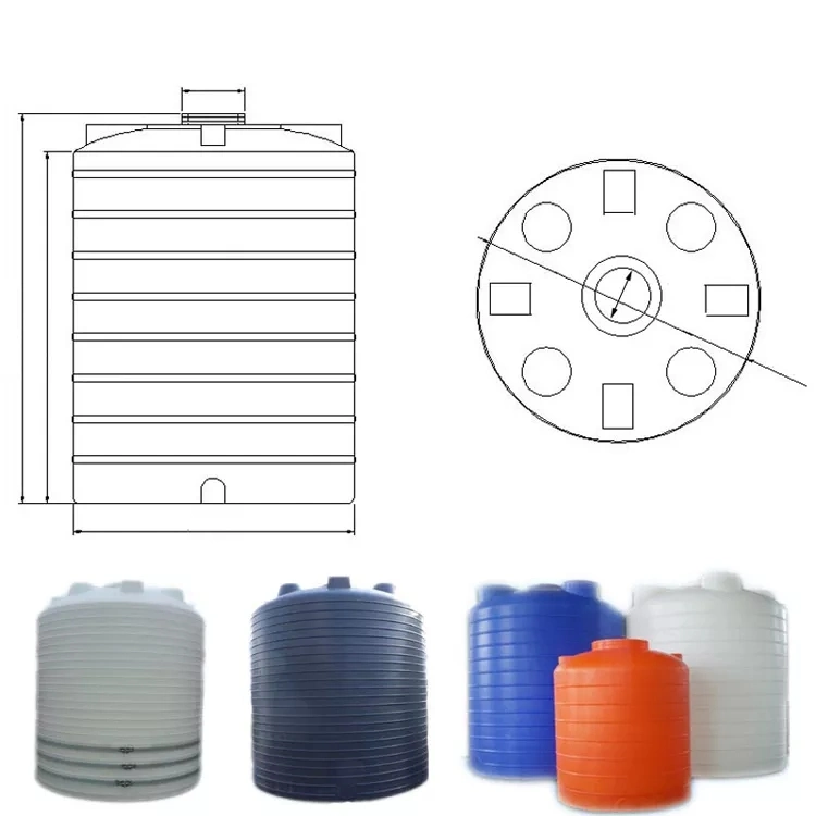 Large PVC Polypropylene Plastic PP Plating Water Storage Tanks Storage Equipment for Sale Chemical Plastic Pickling Tanks