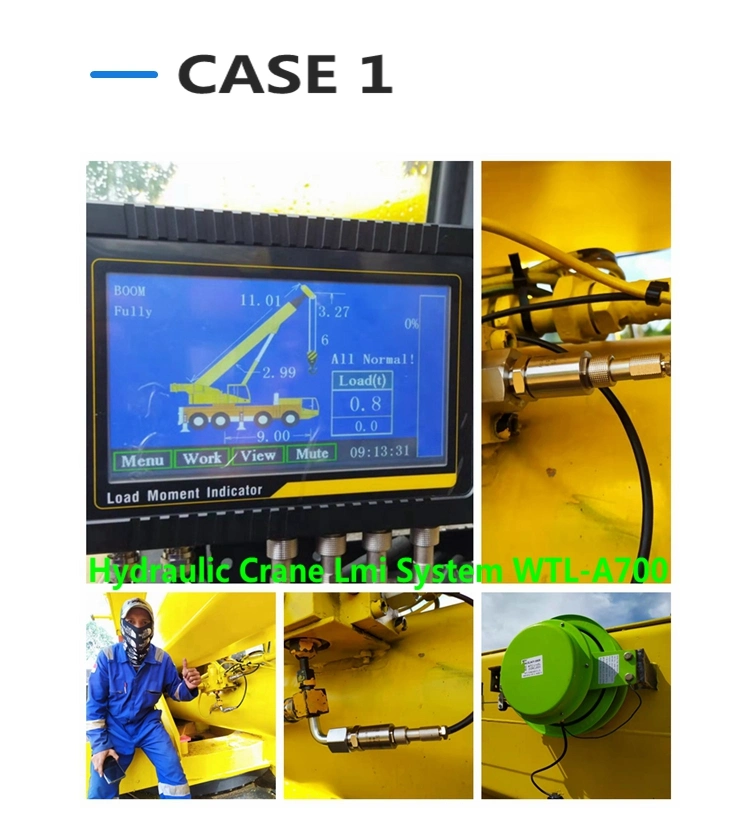 Hydraulic Crane Lmi with Pressure Sensor for Hydraulic Crane Safety Devices Solutions