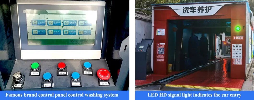 China Self Service Tunnel Car Wash Equipment Carwash Machines Automatic Car Washer Machine Tunnel with Dryer