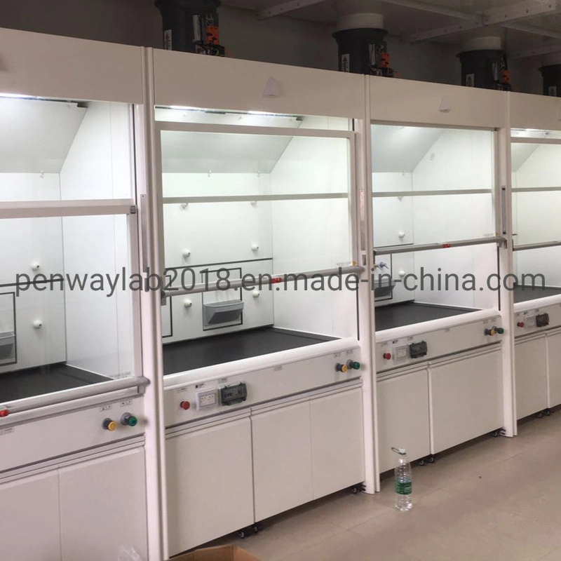 Painted Acid Alkali Experiment Fume Hood with Gas Treatment System