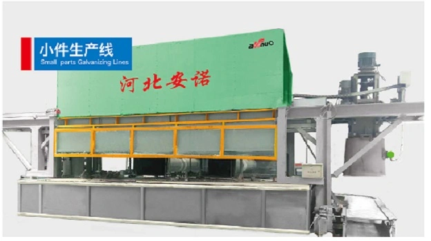 ISO9001 Hot DIP Galvanizing Production Line for Small Parts