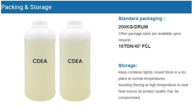 China Made Create Affluent Foam Cocamide Dea for Dishware Detergent and Liquid Soap