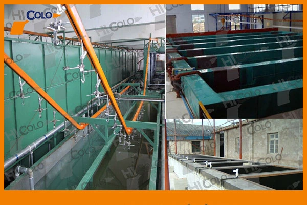 Commersion Tank Pretreatment for Powder Coating Line