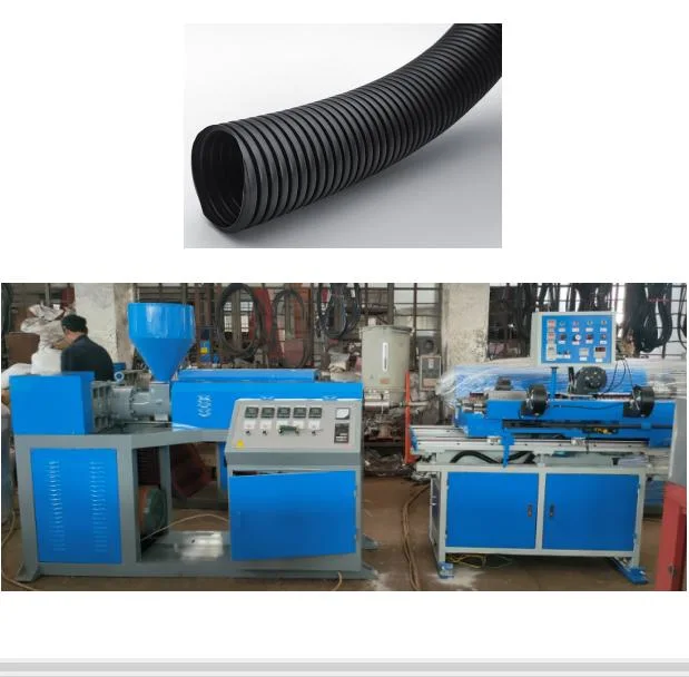 Plastic Corrugated Pipe Forming Machine Cable Threading Pipe/Washing Machine Inlet Pipe