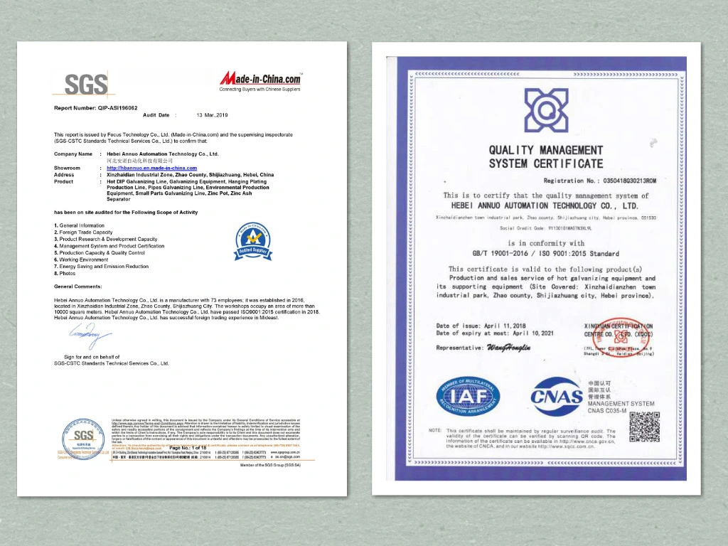 Acid Mist Purification Machine for Zinc Coating Production Line with Ce Certificate