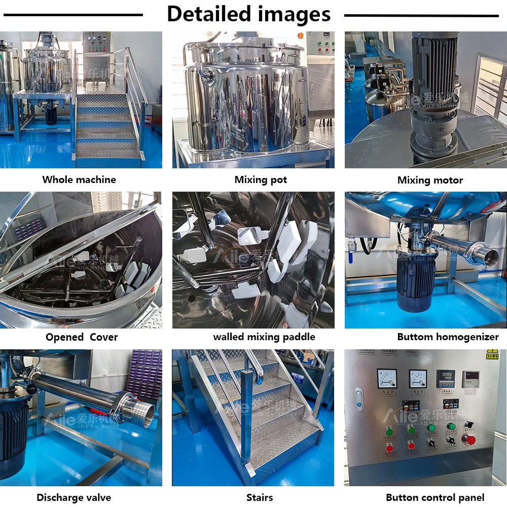 Detergent Machine for Washing Powder Soap Powder Detergent Power Making Machine Making Mixing Machine for Liquid Soap Homogenizer Mixing Tank