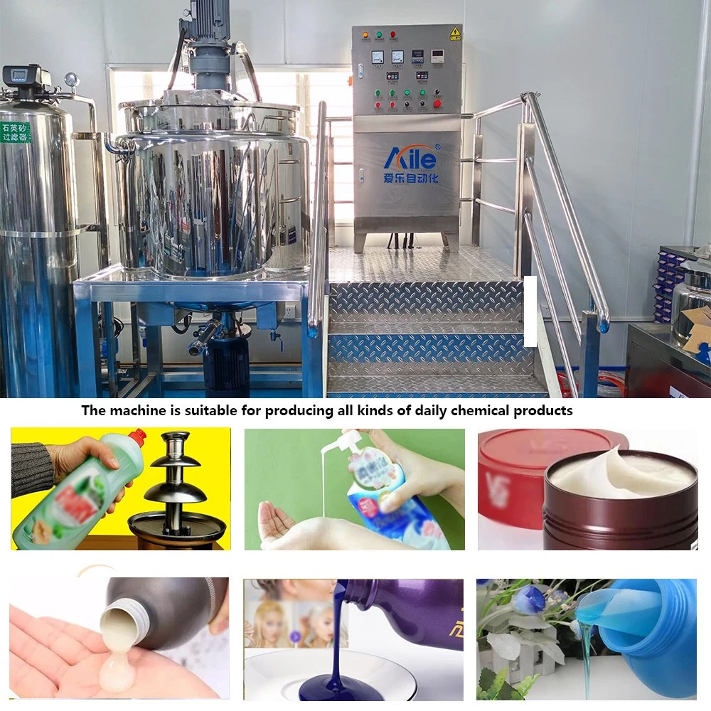 Detergent Machine for Washing Powder Soap Powder Detergent Power Making Machine Making Mixing Machine for Liquid Soap Homogenizer Mixing Tank