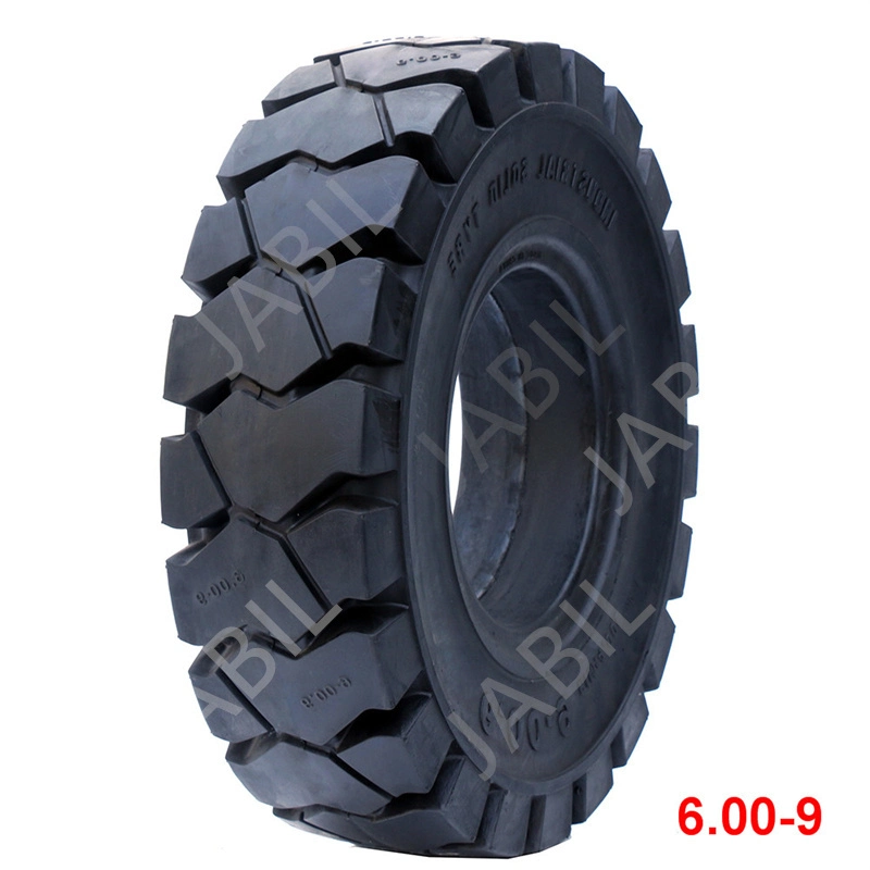 600-9/4.0 Solid Forklift Tyre Press-on Tires Industrial Skid Steer Loader Solid Tire