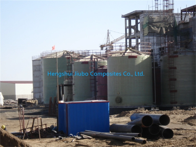 FRP Fiberglass Sulfuric Acid H2so4 Storage Tank Vessel