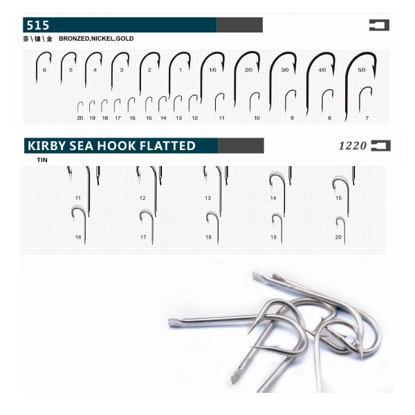 Kirby Sea Fishing Hooks Round Beat Baithoulder Aberdeen Limerick Carp Fishing Hooks