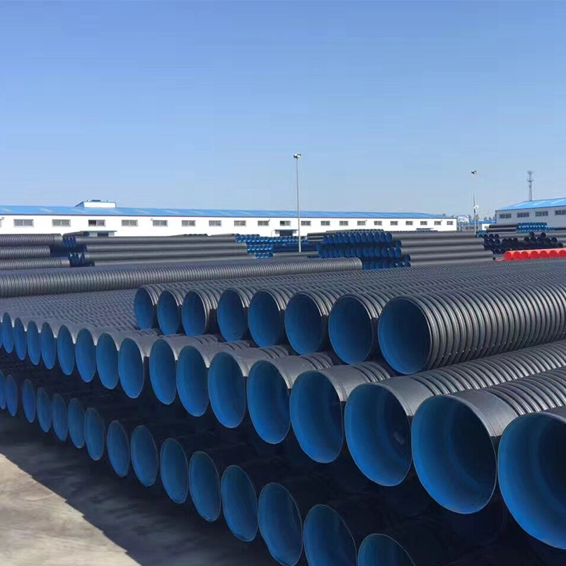 Underground Drain Water HDPE Double Wall Corrugated Pipe