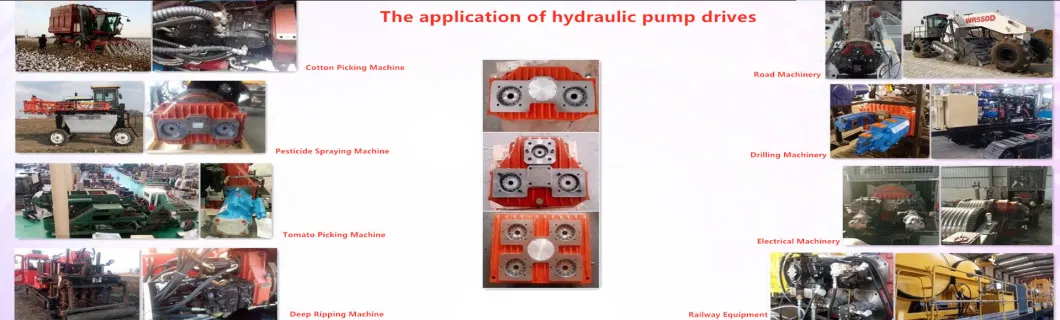 Hydraulic Pump Drive System for Power Splitting From The Power Source Electric Motor or Combustion Engine.