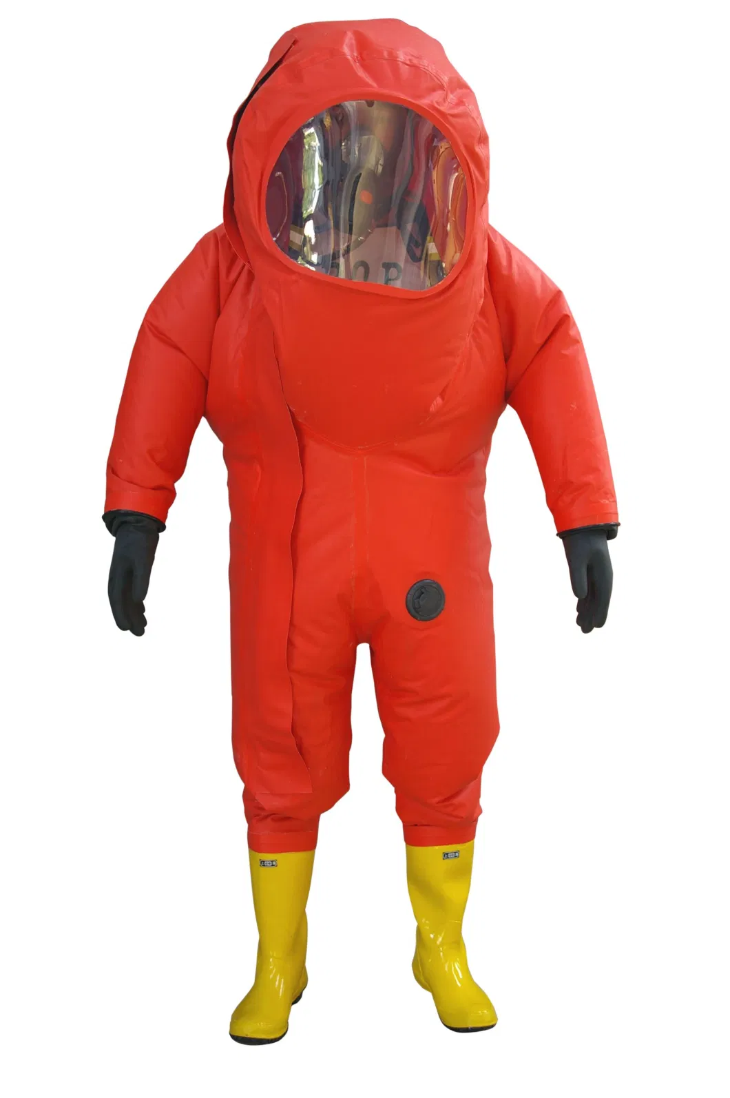 Heavy Duty Totally Enclosed Anti Chemical Protective Clothing Suit