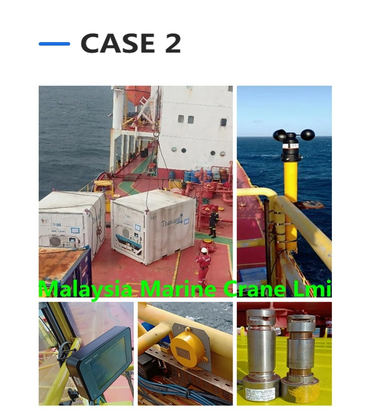 Atex-Certified Offshore Platform Pedestal Crane Load Moment Indicator System