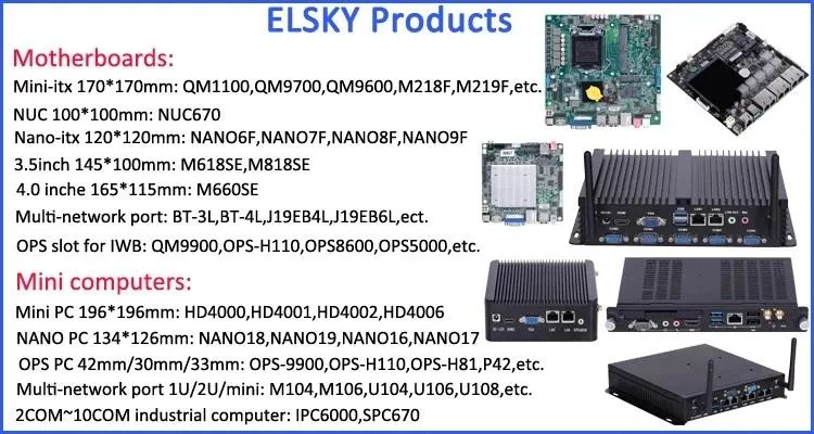 Elsky Mini PC OPS-Mx6900 Independent CPU 6/7/8/9th Gen Core-I3 I5 I7 I9