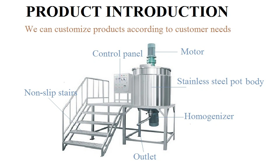 Double Layer Electric Heating Jam Syrup Sauce Mixing Tank