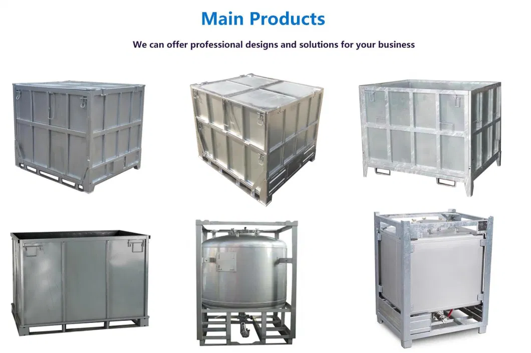 500L-Chemical Metal Stackable Stainless Steel Intermediate Bulk IBC Tank