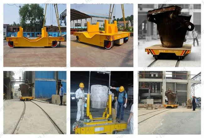 Metallurgical Industry Using Heavy Cargo Ladle Transfer Car for Handling
