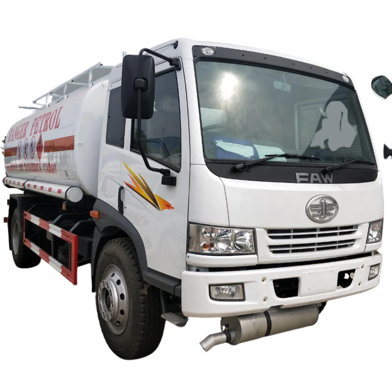 FAW Danger Petrol Oil Tanker Delivery Truck for Sale (15KL Fuel Diesel Euro 3 RHD/LHD)