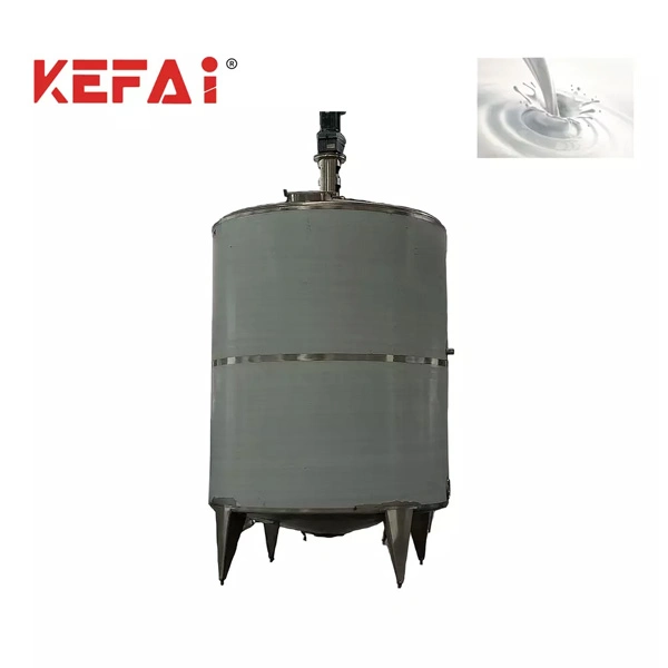 Kefai Big Stainless Steel 1000L 5000L Soap Liquid Shampoo Milk Poly Mixing Tank with Agitator for Sale