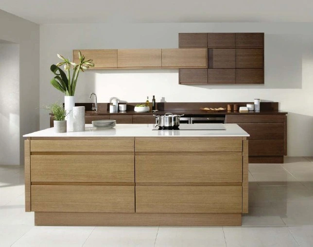 Modern Matt Black Lacquer Sink Kitchen Cabinets