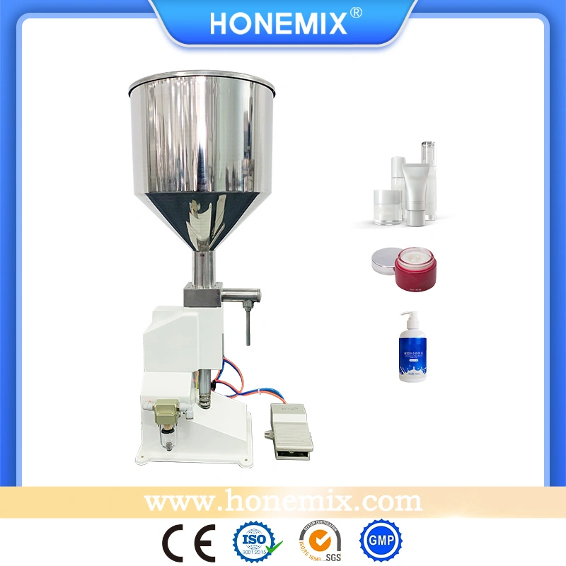 Hone Semi-Automatic Water Bottle Refilling Machine Desktop 2 Head Mini Liquid Essential Oil Bottle Filling Machine