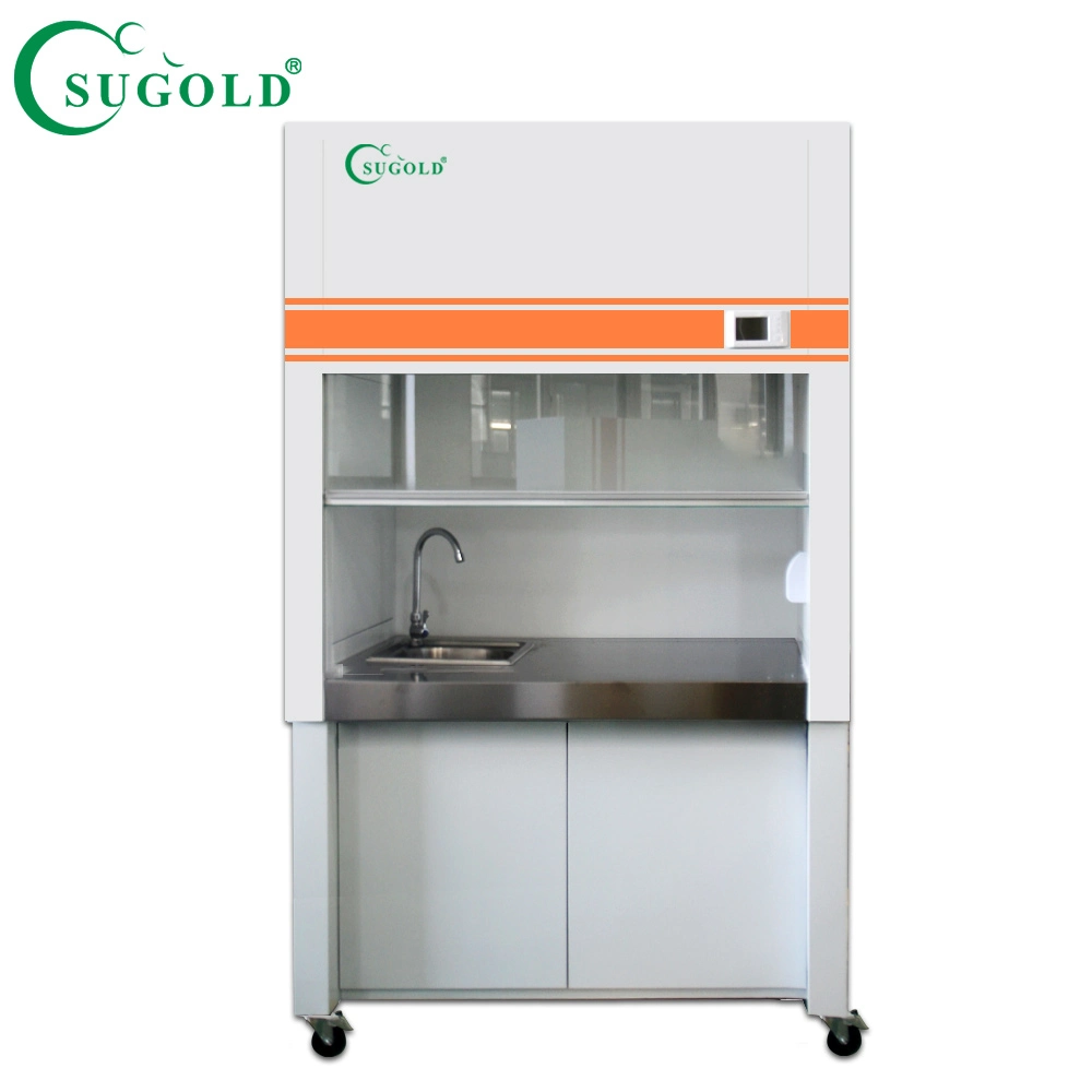 All Steel Gas Extractor Fume Hood with Cupboard for Chemistry